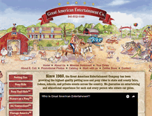 Tablet Screenshot of greatamericanpettingzoo.com